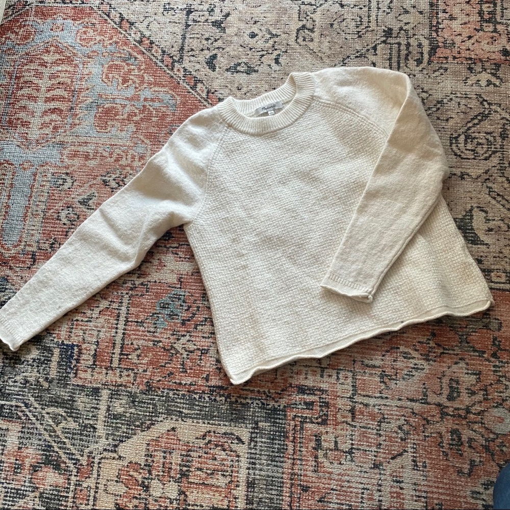 Madewell Waffle Pullover Sweater